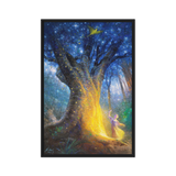 Forest of Dancing Souls | Al Choi Energy Art | Framed Canvas Print