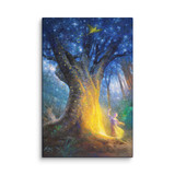 Flat-lay forest energy art print ready for wall