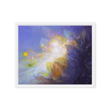 Energy art celebrating cosmic pulse side profile