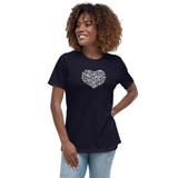 CHUN BU KYUNG HEART | Women's Relaxed T-Shirt