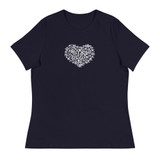 CHUN BU KYUNG HEART | Women's Relaxed T-Shirt