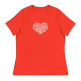 CHUN BU KYUNG HEART | Women's Relaxed T-Shirt