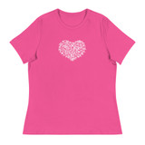 CHUN BU KYUNG HEART | Women's Relaxed T-Shirt