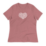 CHUN BU KYUNG HEART | Women's Relaxed T-Shirt