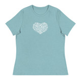 CHUN BU KYUNG HEART | Women's Relaxed T-Shirt