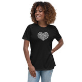 CHUN BU KYUNG HEART | Women's Relaxed T-Shirt
