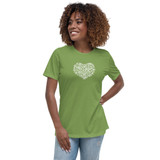 CHUN BU KYUNG HEART | Women's Relaxed T-Shirt