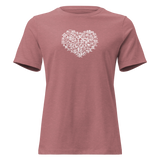 CHUN BU KYUNG HEART | Women's Relaxed T-Shirt