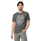 CHUN BU KYUNG STONE RUBBING | Unisex Premium Cotton T-shirt | Dark