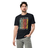 CHUN BU KYUNG STONE RUBBING - Colored | Unisex Premium Cotton T-Shirt | Dark