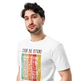 CHUN BU KYUNG STONE RUBBING - Colored | Unisex Premium Cotton T-Shirt | Light