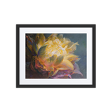 Golden Flower | Al Choi Energy Art | Framed Paper Print