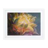 Spiritual gift idea — Golden Flower framed paper art