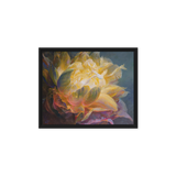 Golden Flower | Al Choi Energy Art | Framed Canvas Print