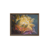 Meditation room décor featuring Golden Flower artwork