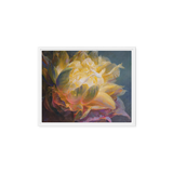 Golden Flower | Al Choi Energy Art | Framed Canvas Print