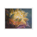 Golden Flower | Al Choi Energy Art | Framed Canvas Print