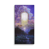 Gate of Dimensions energy art canvas print front view
