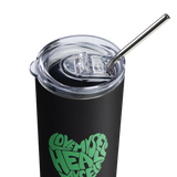LOVE MYSELF HEAL MYSELF | Stainless Steel Tumbler | Black