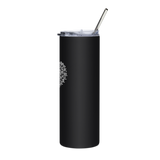 CHUN BU KYUNG HEART | Stainless Steel Tumbler | Black
