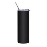 WITHIN HUMANS, HEAVEN AND EARTH BECOME ONE | Stainless Steel Tumbler | Black