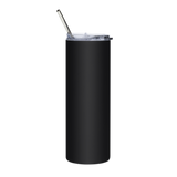 CHUN BU KYUNG - Ilchi Lee Calligraphy | Stainless Steel Tumbler | Black