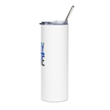 MY BODY IS NOT ME - Bold Colored | Stainless Steel Tumbler | White