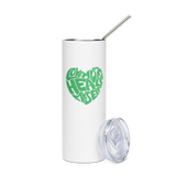 LOVE MYSELF HEAL MYSELF | Stainless Steel Tumbler | White