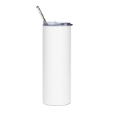 CHUN BU KYUNG - Ilchi Lee Calligraphy | Stainless Steel Tumbler | White
