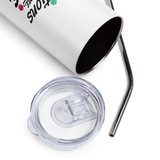 MY EMOTIONS ARE NOT ME | White | Stainless Steel Tumbler