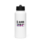 I AM ME | Stainless Steel Water Bottle with a Straw Lid