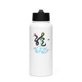 DRAGON | Ilchi Lee Calligraphy | Stainless Steel Water Bottle with a Straw Lid