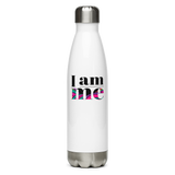 I AM ME | Stainless Steel Water Bottle | White