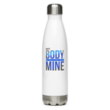 MY BODY IS NOT ME - Bold Colored | Stainless Steel Water Bottle | White