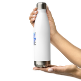 MY BODY IS NOT ME - Bold Colored | Stainless Steel Water Bottle | White