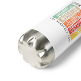 CHUN BU KYUNG STONE RUBBING - Colored | Stainless Steel Water Bottle | White