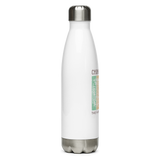 CHUN BU KYUNG STONE RUBBING - Colored | Stainless Steel Water Bottle | White