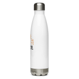 CHUN BU KYUNG - Ilchi Lee Calligraphy | Stainless Steel Water Bottle | White
