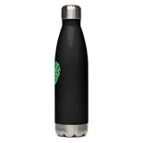 LOVE MYSELF HEAL MYSELF | Stainless Steel Water Bottle | Black