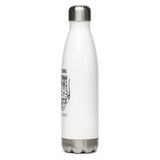 CHUN BU KYUNG STONE RUBBING | Stainless Steel Water Bottle | White