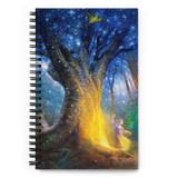 Forest of Dancing Souls | Al Choi Energy Art | Spiral Notebook