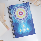 LifeParticle Sun | Al Choi Energy Art | Spiral Notebook
