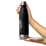 CHUN BU KYUNG STONE RUBBING | Stainless Steel Water Bottle | Black