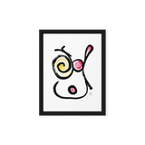 Pine floating frame detail on potential-focused energy art