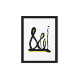 Pine floating frame detail on property success print