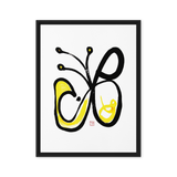 Flat-lay framed canvas abundance energy art