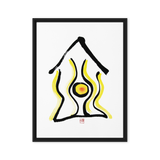 Business Success Fortune Talisman framed canvas print front view