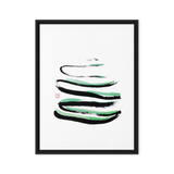 Meditation room decor featuring Calm the Mind art