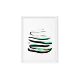 Calm the Mind talisman framed canvas print front view