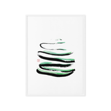 Flat-lay Calm the Mind energy art framed print